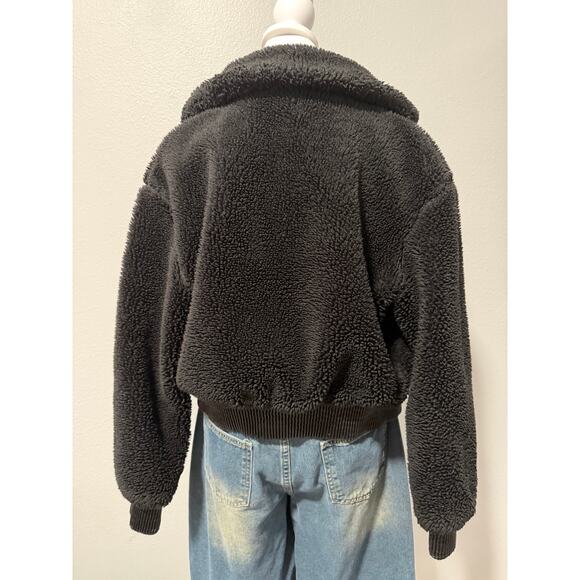 Nasty Gal Fleece Bomber Jacket - Picture 4 of 6